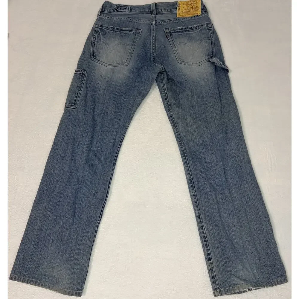 Vtg 2095 Levi’s 503 Carpenter Jeans Men’s 30x33 Y2K Japan Market Flannel Workwea